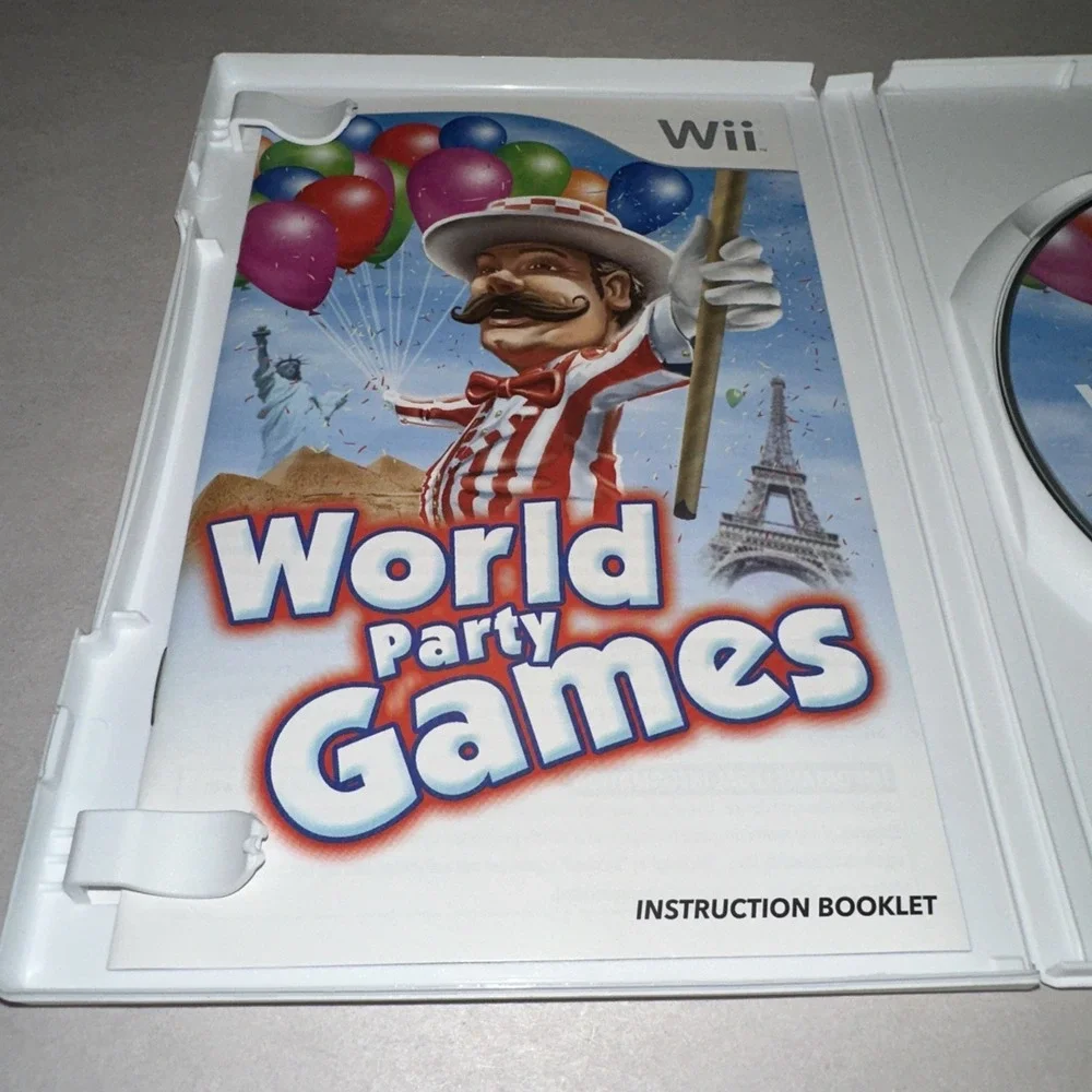 World Party Games (Nintendo Wii, 2009) Complete CIB Excellent Condition